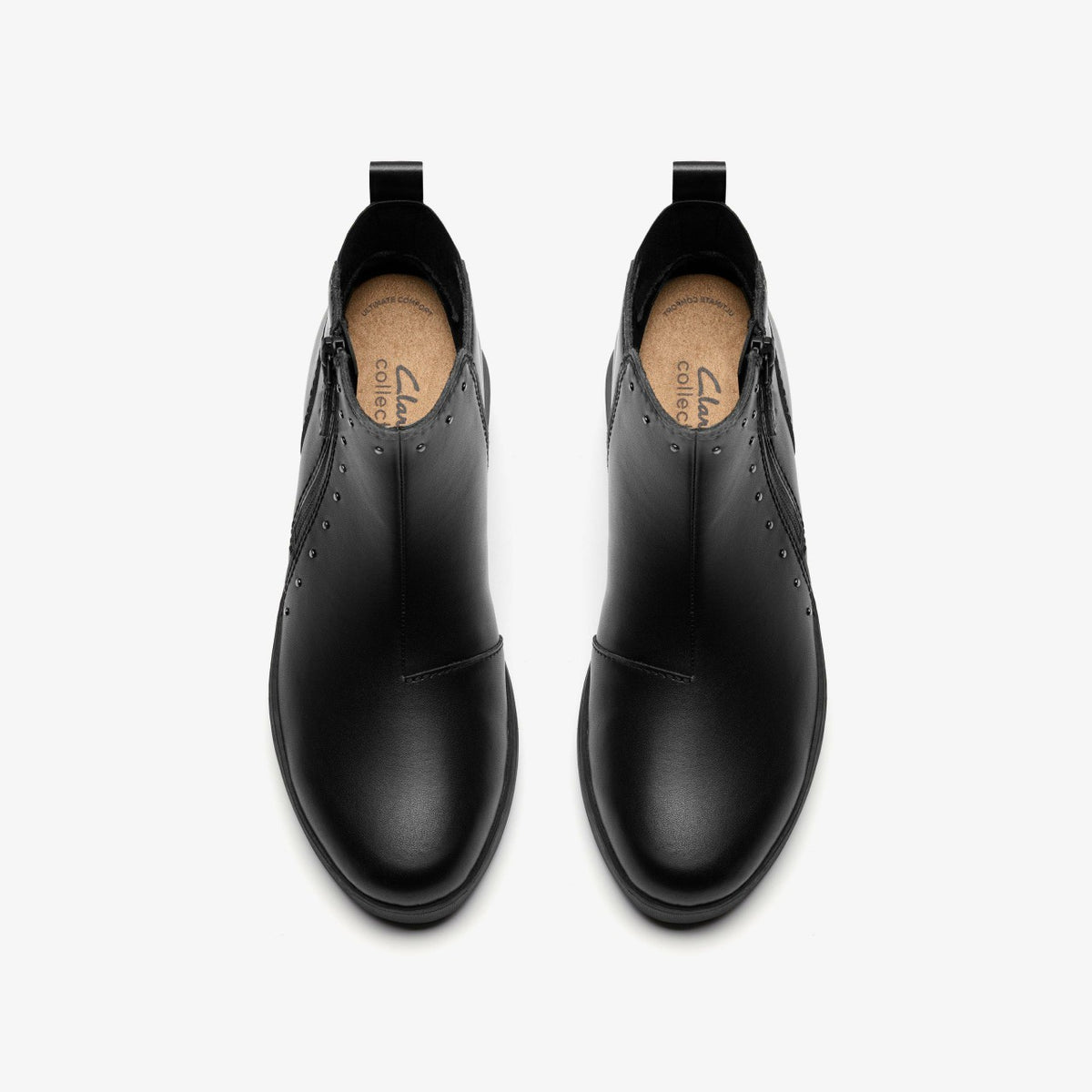 Clarks Exclusive / Zylah Willow Black Leather