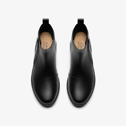 Clarks Exclusive / Zylah Willow Black Leather
