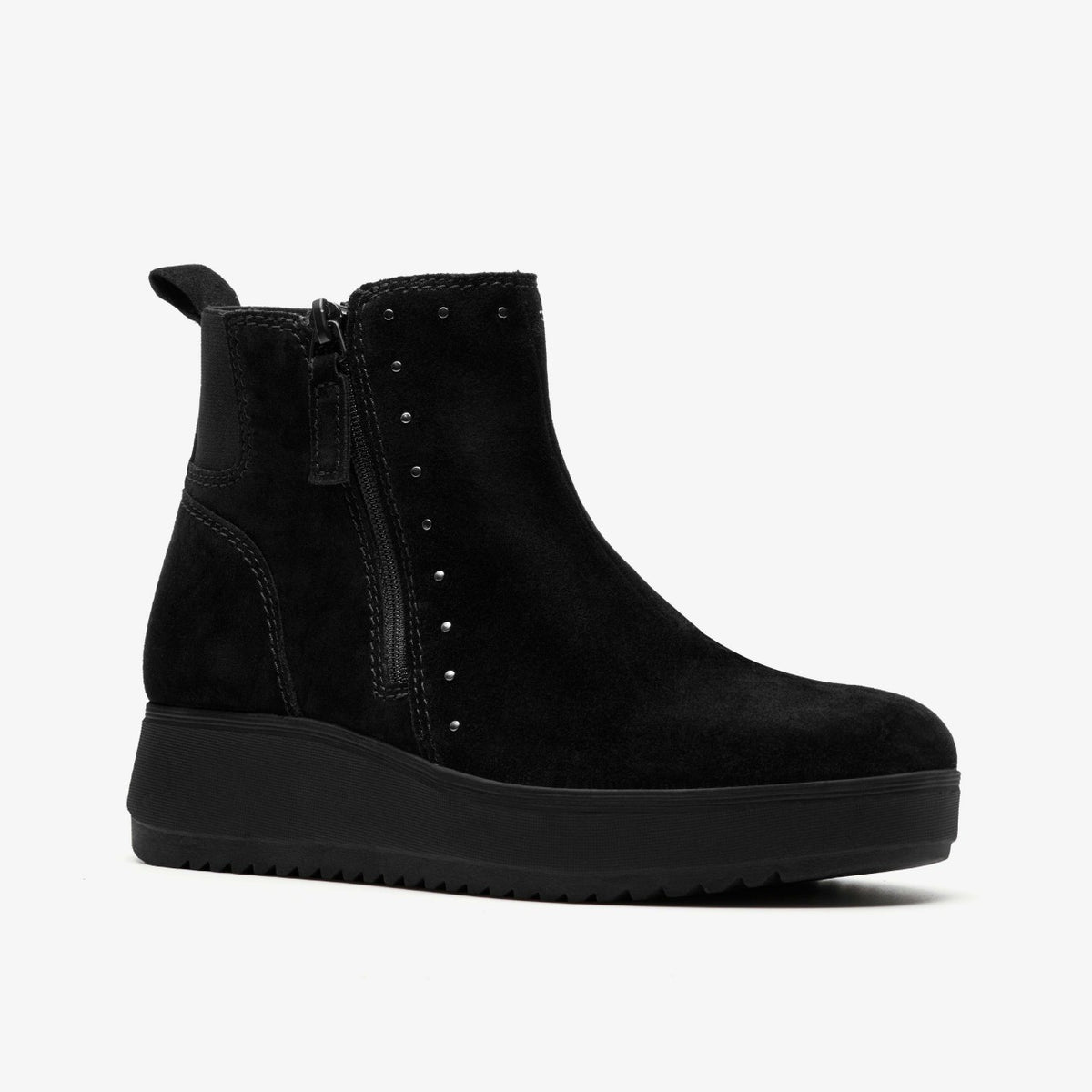 Clarks Recommended / Zylah Willow Black Suede