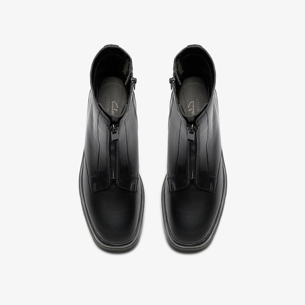 Clarks Featured / Lauryl Zip Black Leather