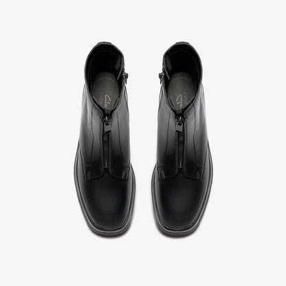 Clarks Featured / Lauryl Zip Black Leather