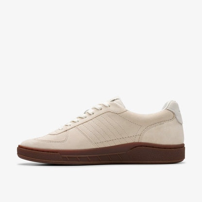 Clarks Classic / Craft Rally Ace Off White Suede