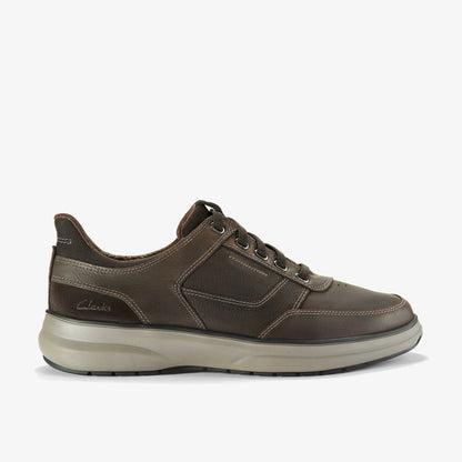 Clarks Latest / Mullan Easy Dark Brown Leather