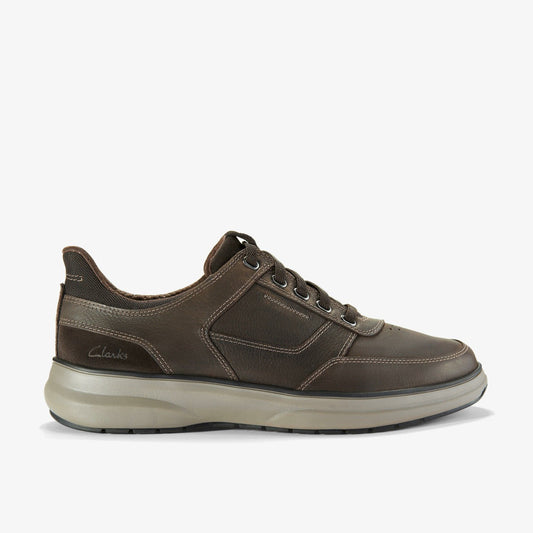 Clarks Latest / Mullan Easy Dark Brown Leather