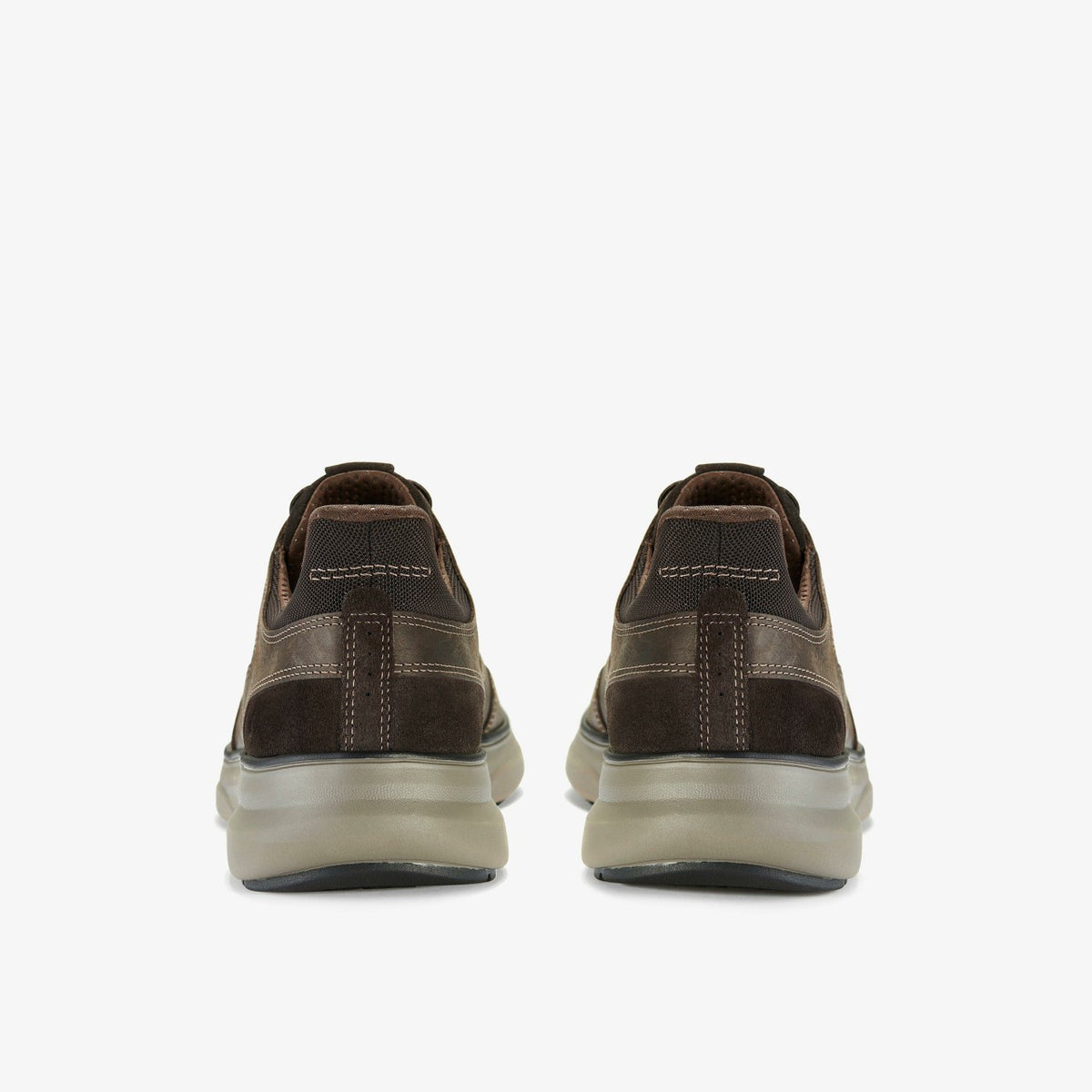 Clarks Latest / Mullan Easy Dark Brown Leather