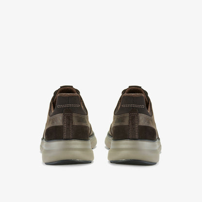 Clarks Latest / Mullan Easy Dark Brown Leather