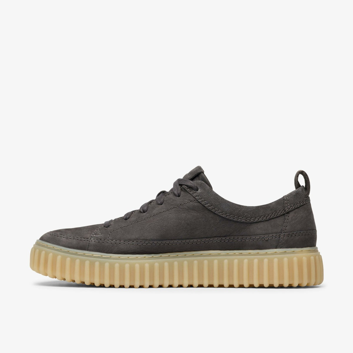 Clarks Recommended / Torhill Lace Dark Grey Nubuck