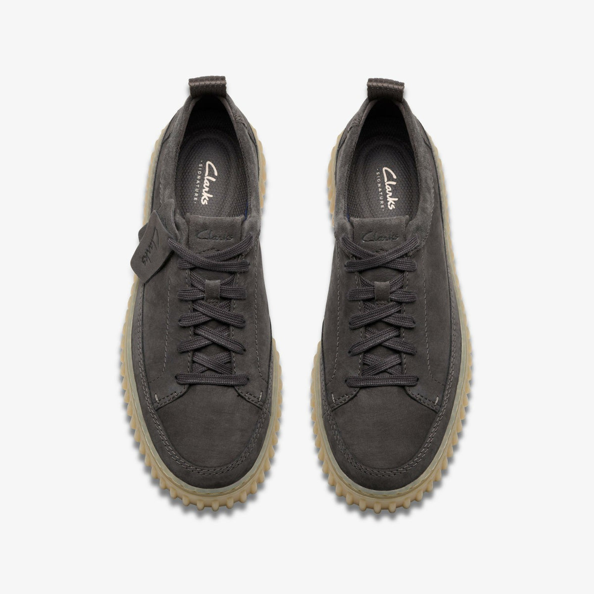 Clarks Recommended / Torhill Lace Dark Grey Nubuck