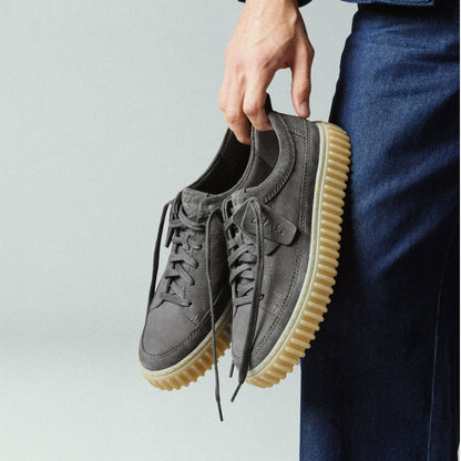 Clarks Recommended / Torhill Lace Dark Grey Nubuck