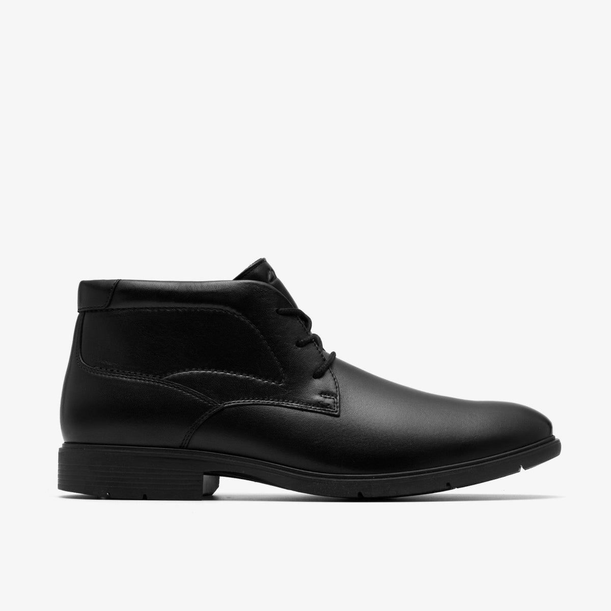 Clarks Top Pick / Eldredge Mid Black Leather