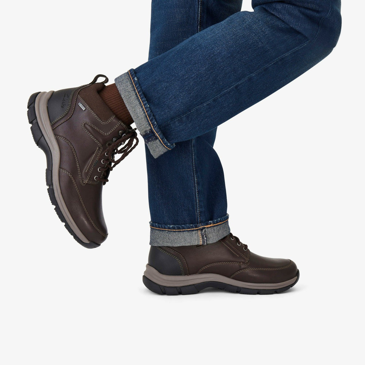 Clarks Everyday / Spypath Hi GORE-TEX Dark Brown Leather