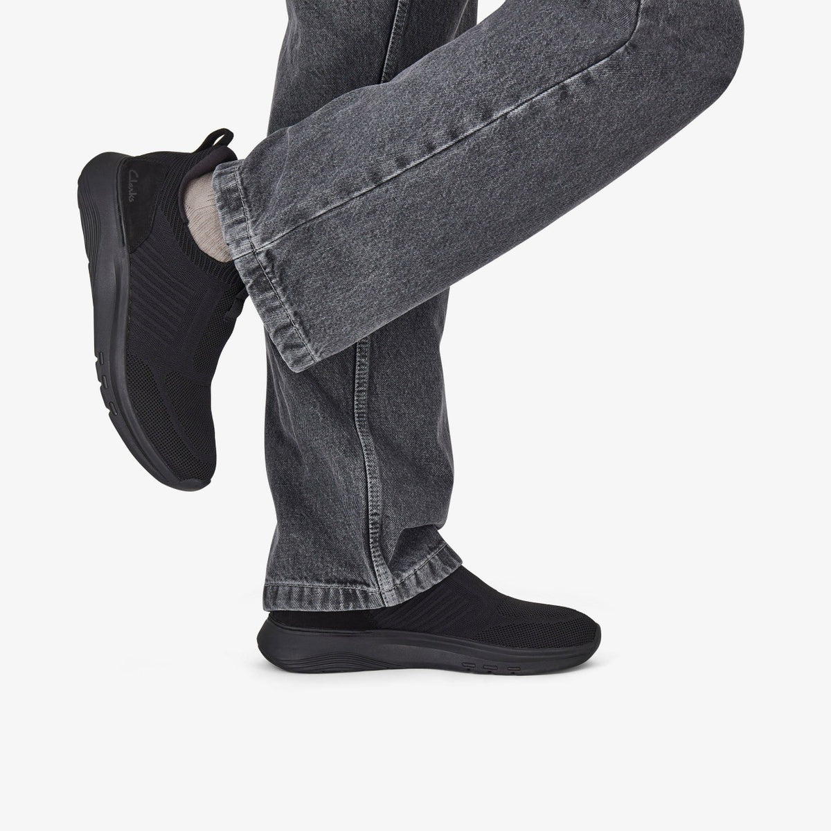 Clarks Best Price / Motion Trek IN Black Knit