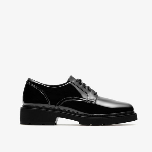 Clarks Recommended / Lauryl Lace Black Patent