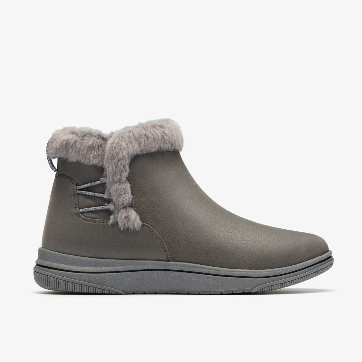 Clarks Signature / Brinkley Fur Dark Grey Combination