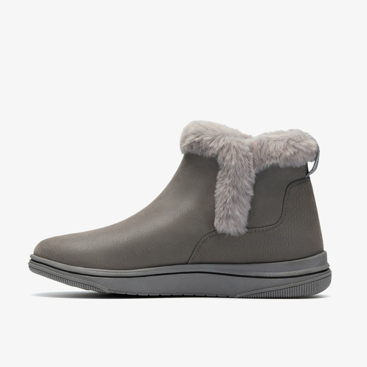 Clarks Signature / Brinkley Fur Dark Grey Combination