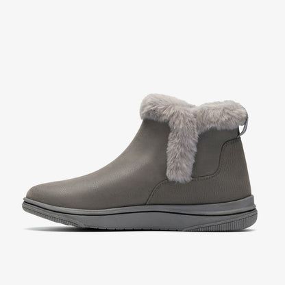Clarks Signature / Brinkley Fur Dark Grey Combination