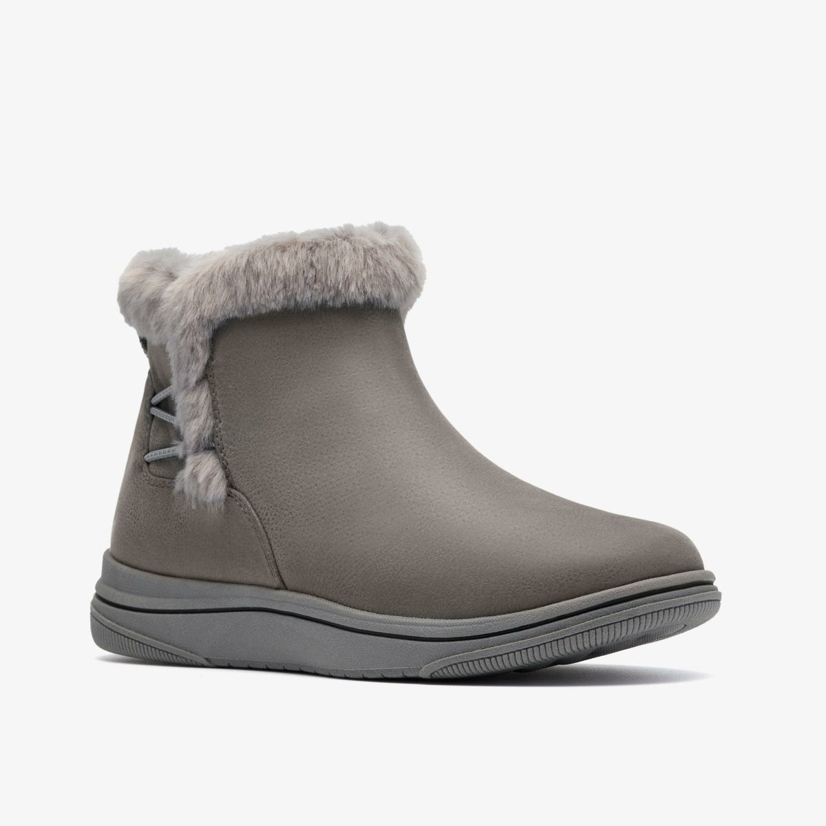 Clarks Signature / Brinkley Fur Dark Grey Combination