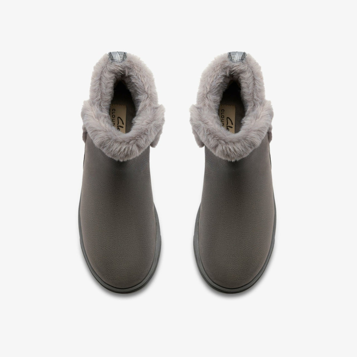 Clarks Signature / Brinkley Fur Dark Grey Combination