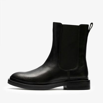 Clarks New / Previa Top Black Leather