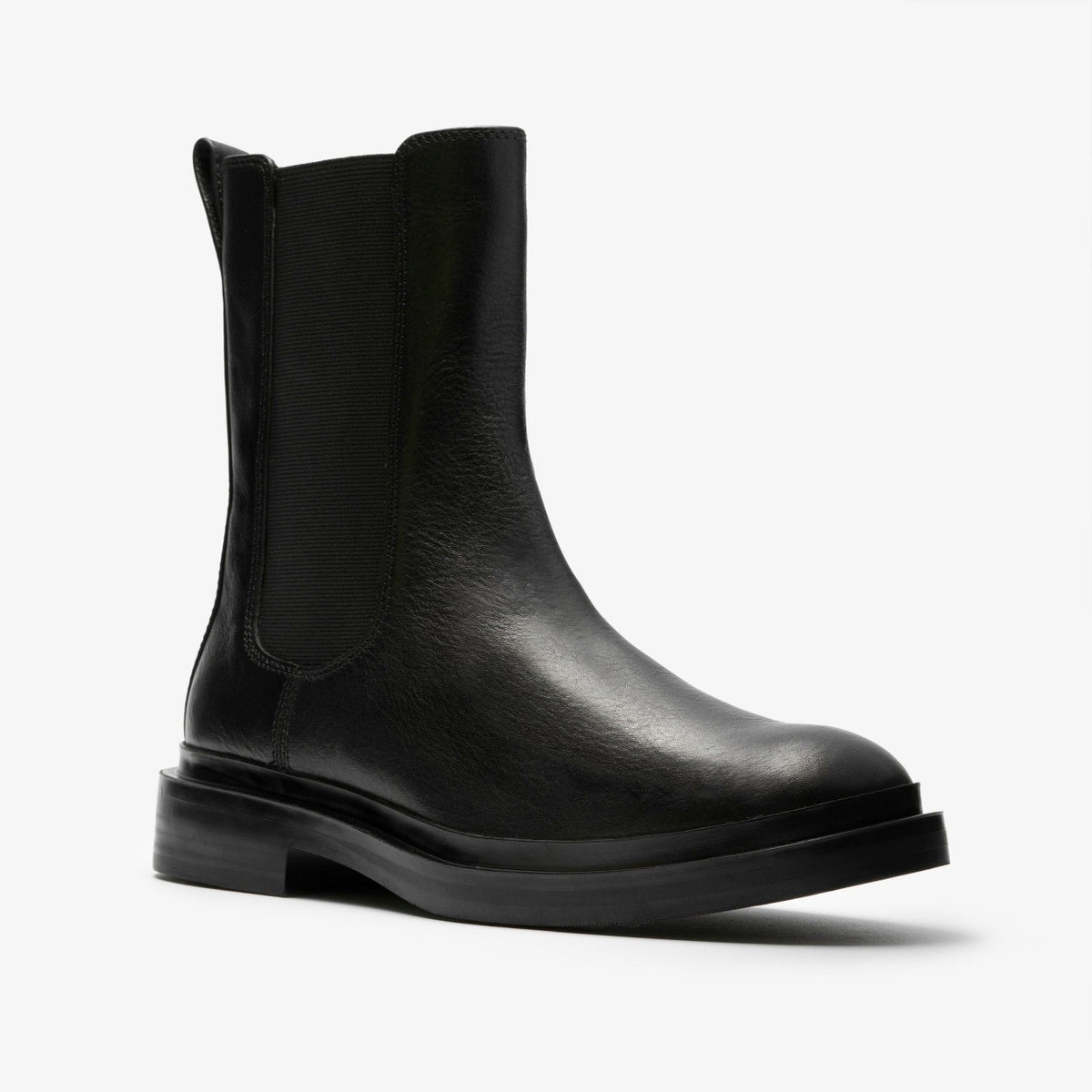 Clarks New / Previa Top Black Leather