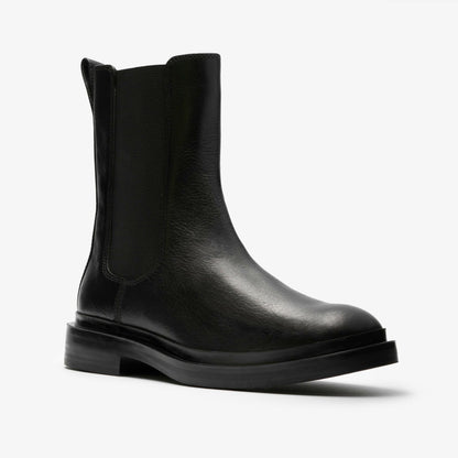 Clarks New / Previa Top Black Leather
