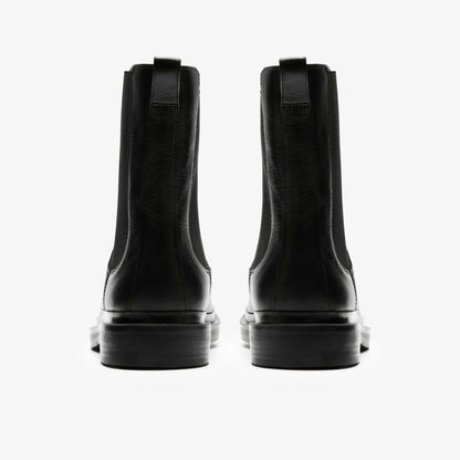 Clarks New / Previa Top Black Leather