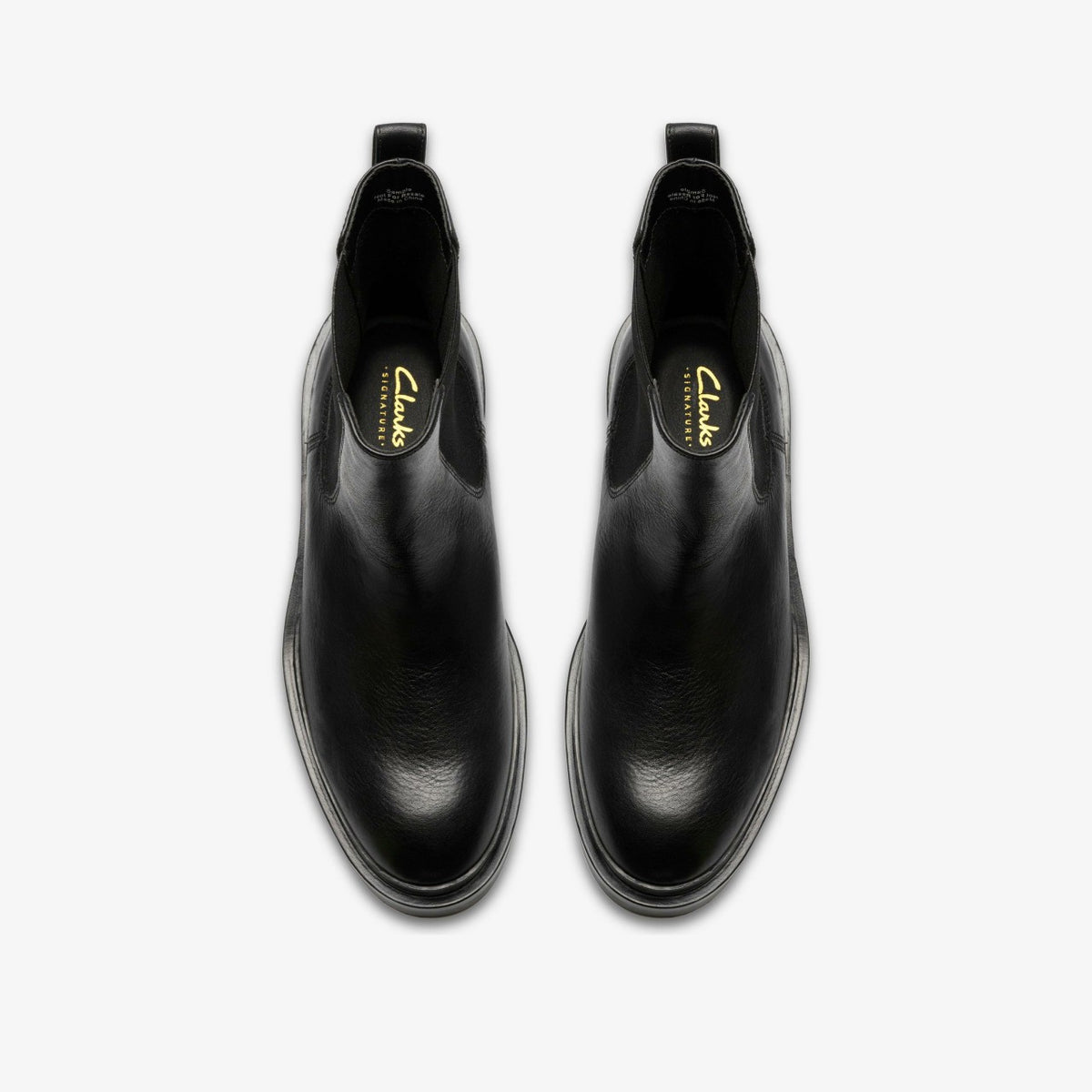 Clarks New / Previa Top Black Leather