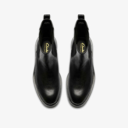 Clarks New / Previa Top Black Leather