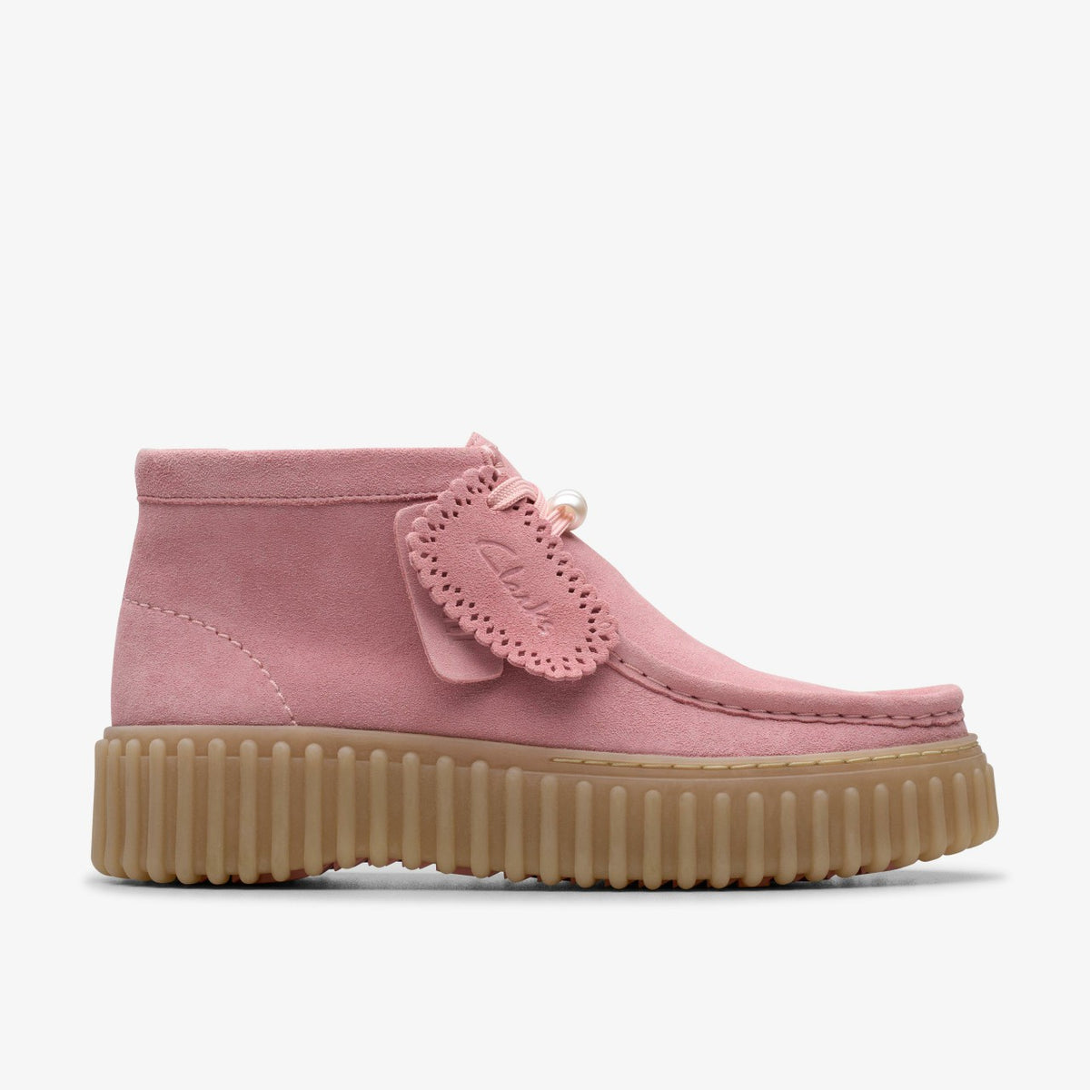 Clarks Sale / Torhill Moss Dusty Rose Suede