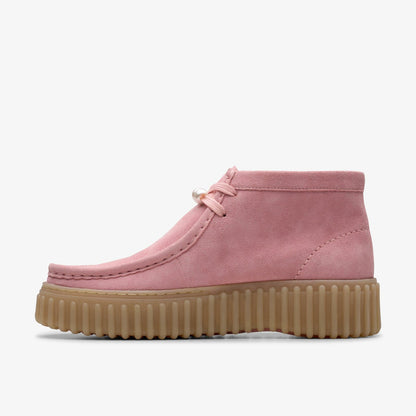 Clarks Sale / Torhill Moss Dusty Rose Suede