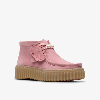 Clarks Sale / Torhill Moss Dusty Rose Suede