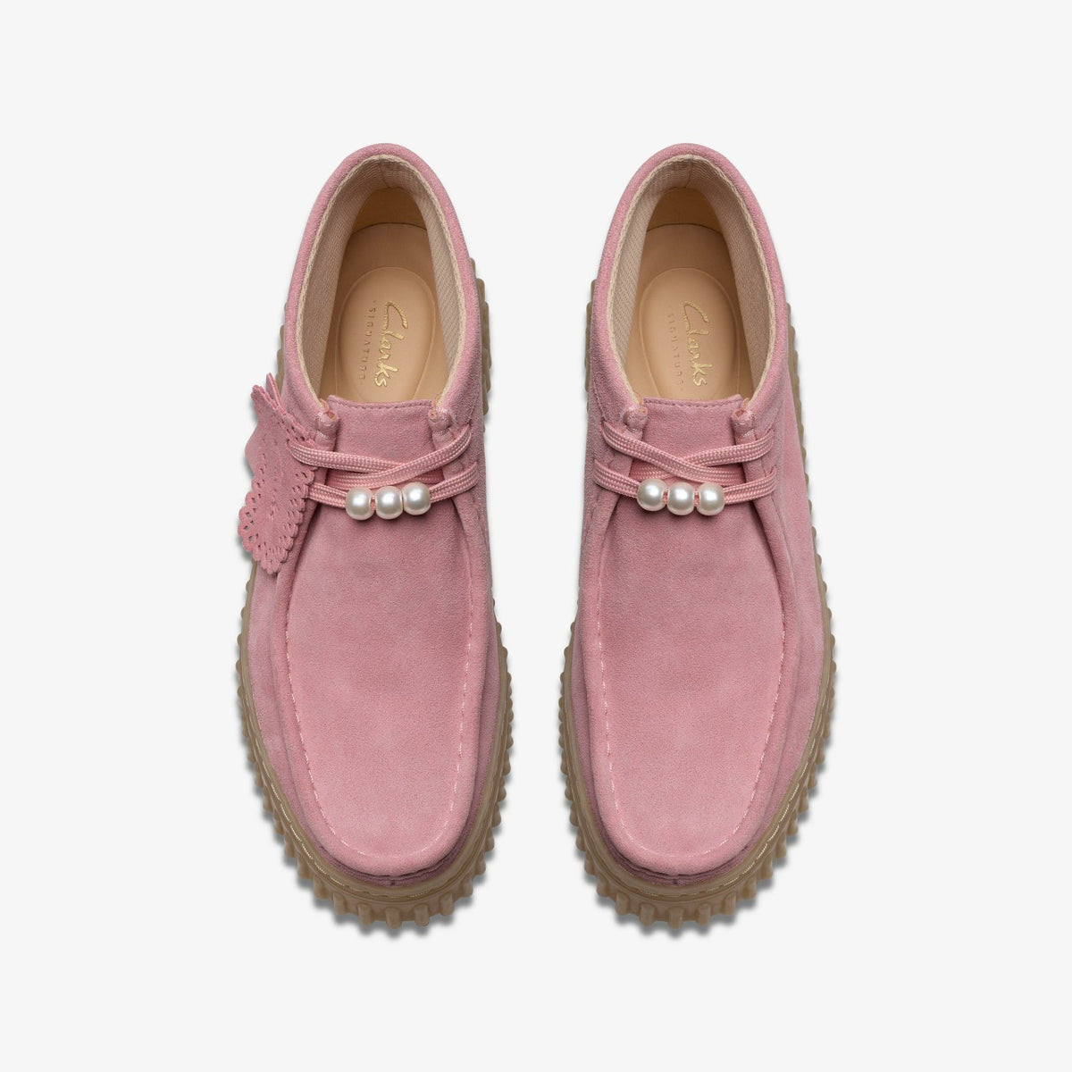 Clarks Sale / Torhill Moss Dusty Rose Suede