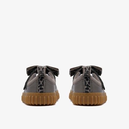 Clarks Special Offer / Cove Bow Toddler Silver Metallic