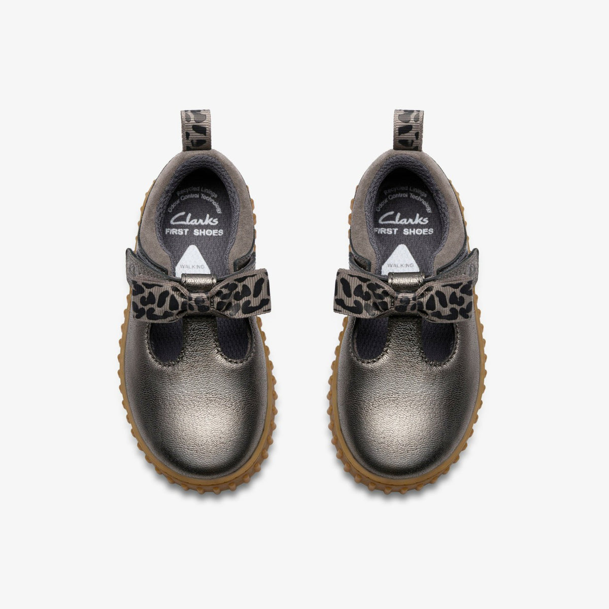 Clarks Special Offer / Cove Bow Toddler Silver Metallic