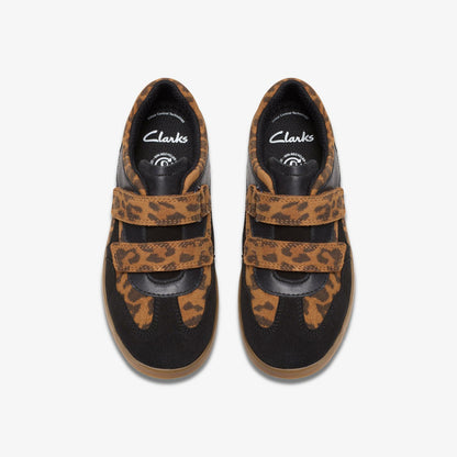 Clarks Discount / Disco Vibe Kid Leopard Print