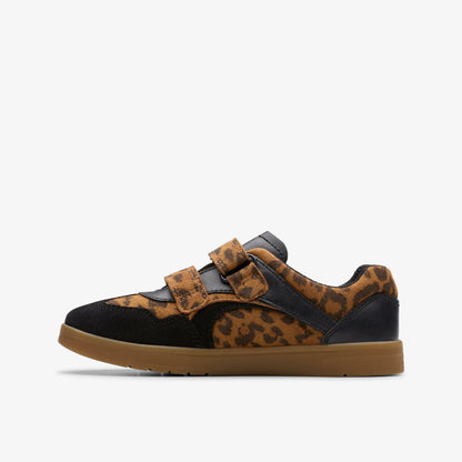 Clarks Discount / Disco Vibe Kid Leopard Print