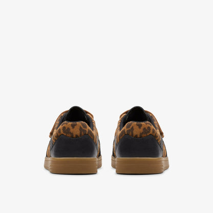 Clarks Discount / Disco Vibe Kid Leopard Print