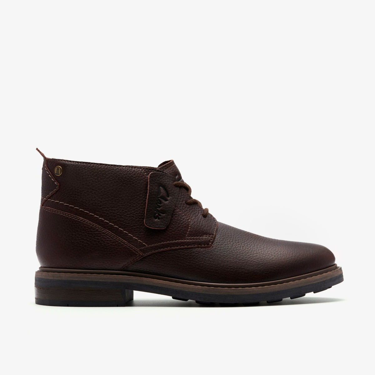 Clarks New / Newford Mid Waterproof Brown Warmlined Leather