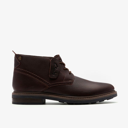 Clarks New / Newford Mid Waterproof Brown Warmlined Leather