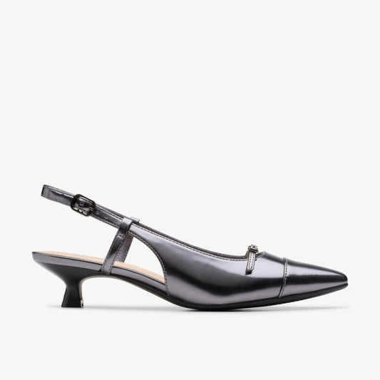 Clarks Best Seller / Scarlyt Rowan Dark Pewter Metallic