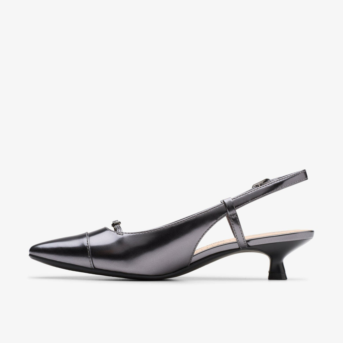 Clarks Best Seller / Scarlyt Rowan Dark Pewter Metallic