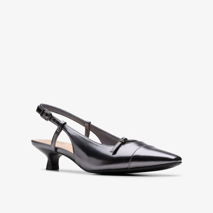Clarks Best Seller / Scarlyt Rowan Dark Pewter Metallic