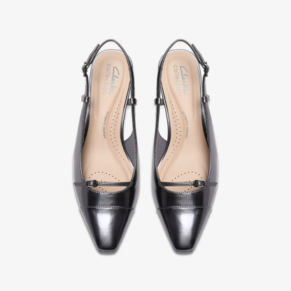 Clarks Best Seller / Scarlyt Rowan Dark Pewter Metallic