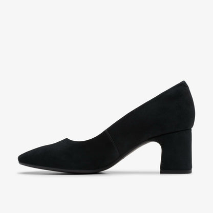 Clarks Discount / Fernie Court Black Suede