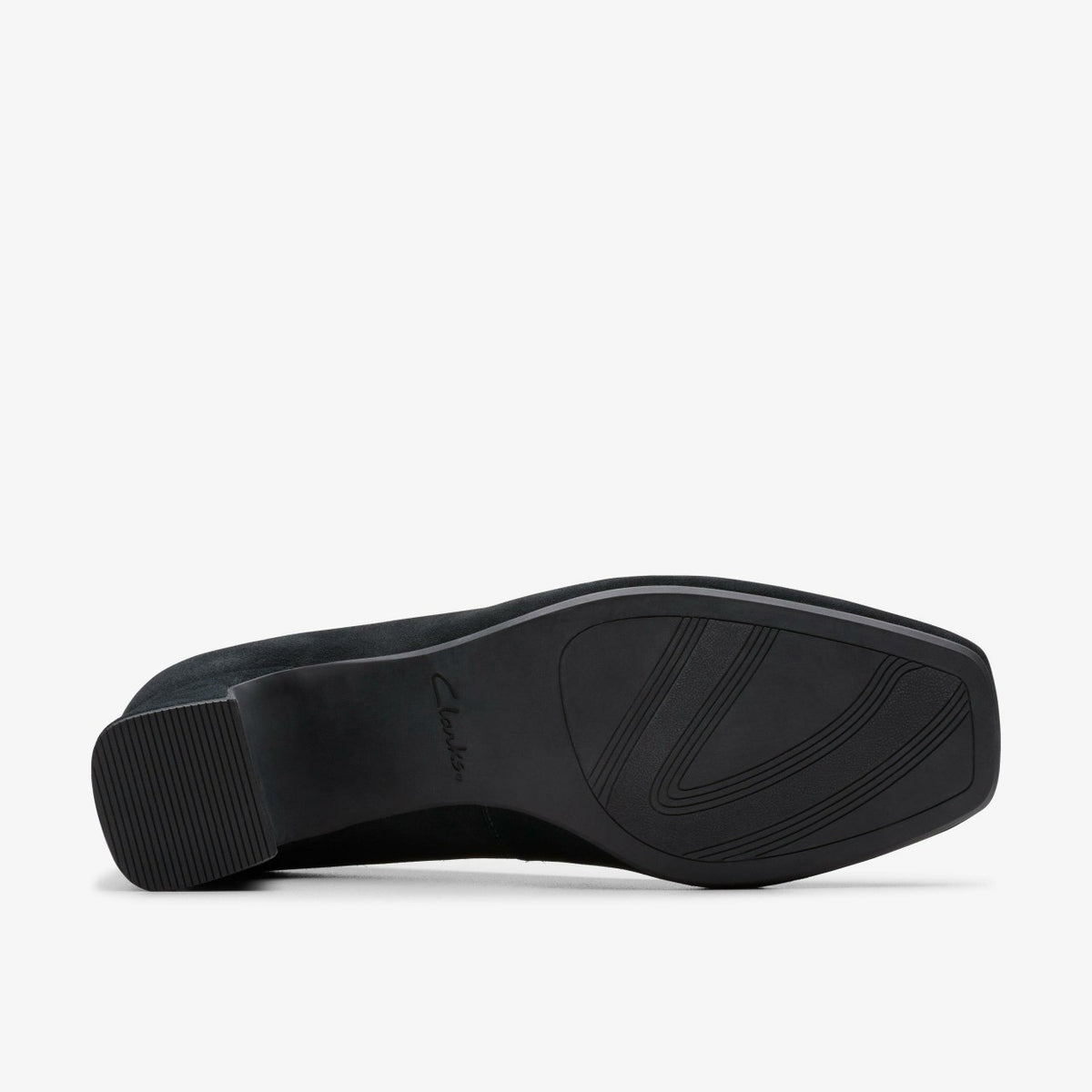 Clarks Discount / Fernie Court Black Suede