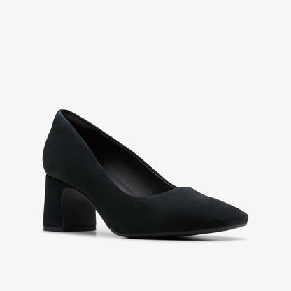 Clarks Discount / Fernie Court Black Suede