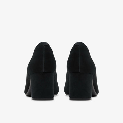 Clarks Discount / Fernie Court Black Suede