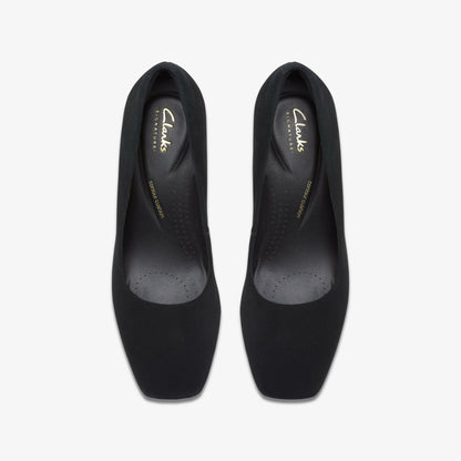 Clarks Discount / Fernie Court Black Suede