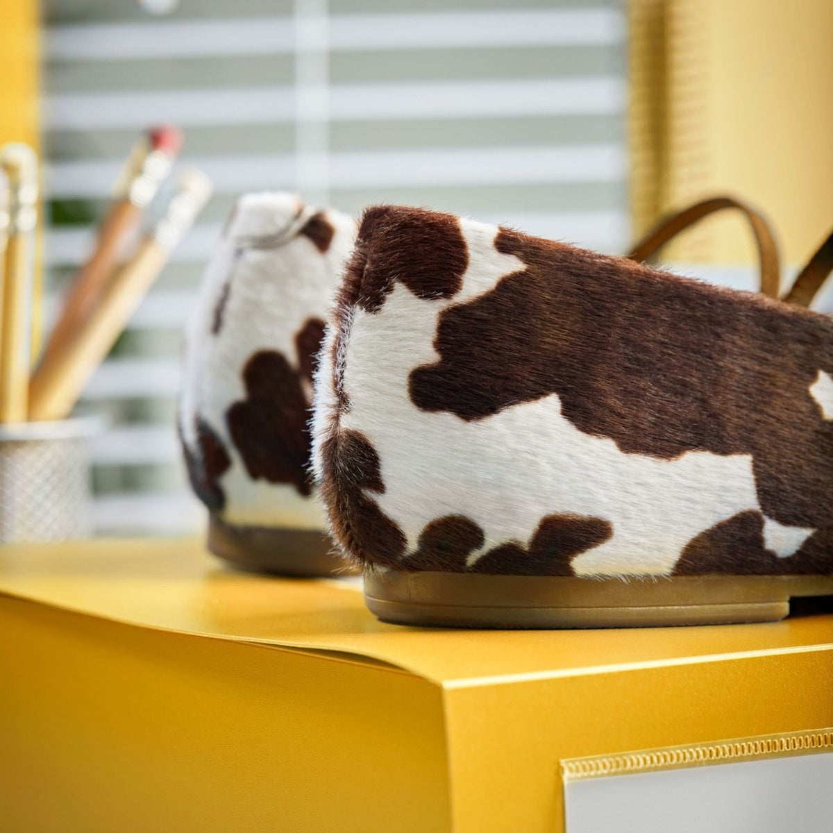 Clarks Deals / Livia Sky Cow Print