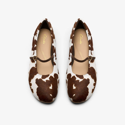 Clarks Deals / Livia Sky Cow Print
